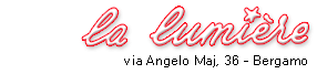 La Lumière, luce per arredare, a Bergamo